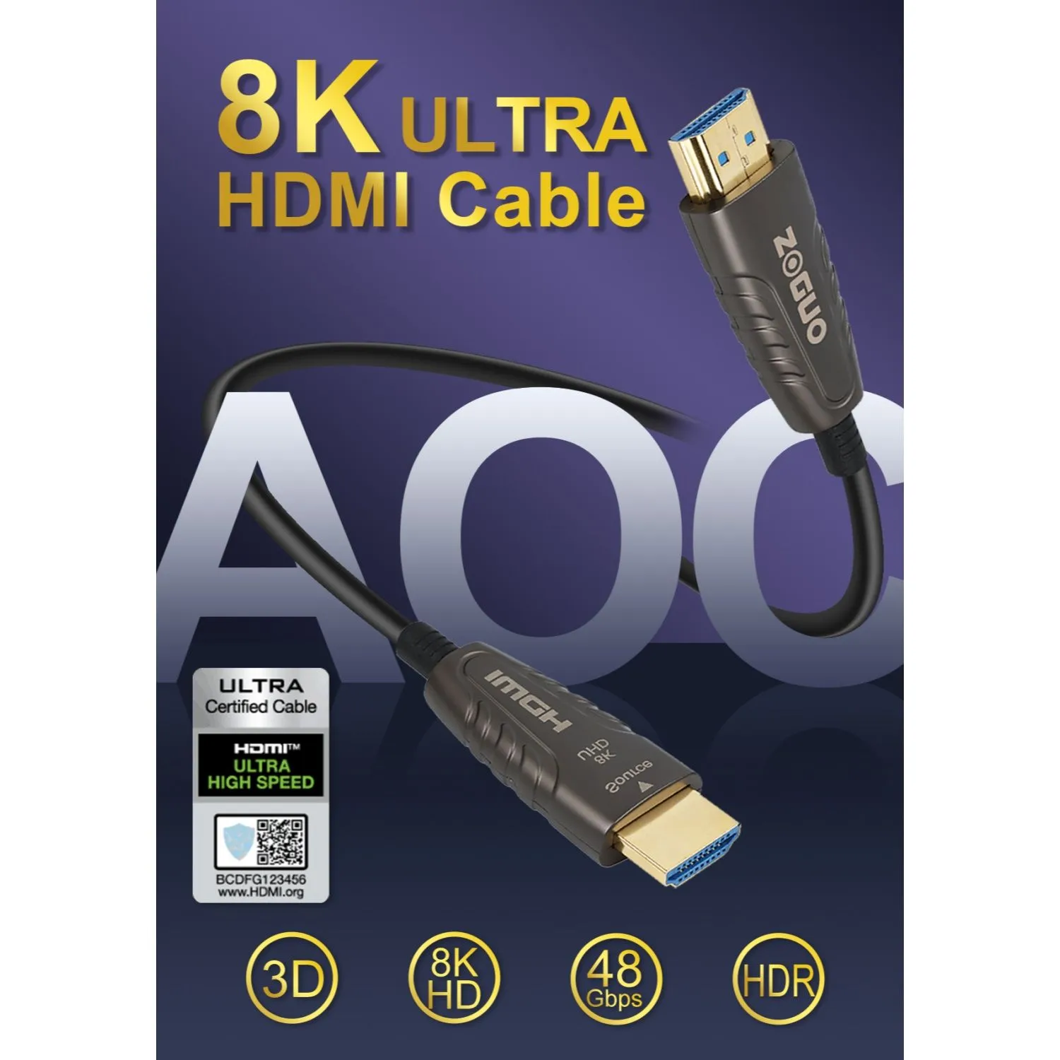 AOC HDMI ZG-8KAOCHD001-4