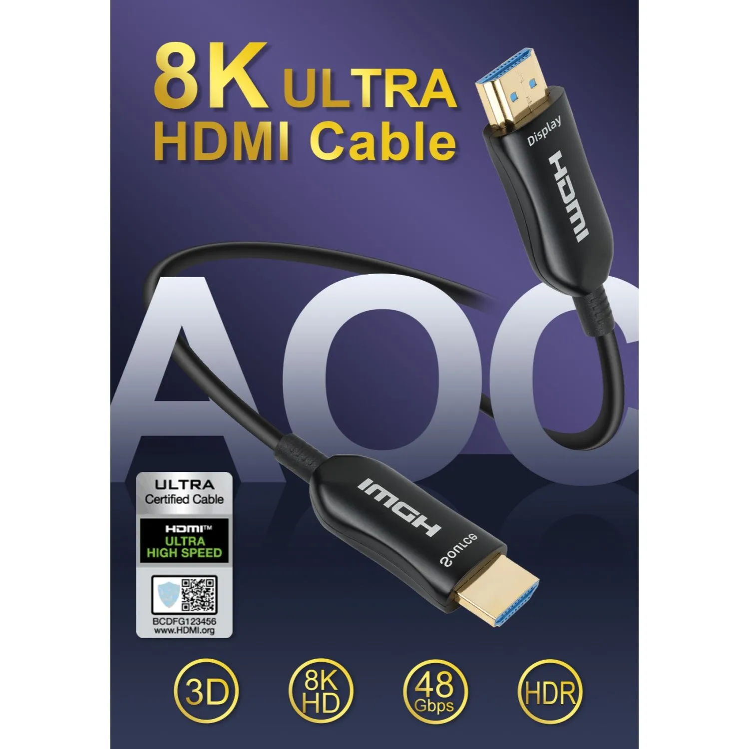 AOC HDMI ZG-8KAOCHD003-4