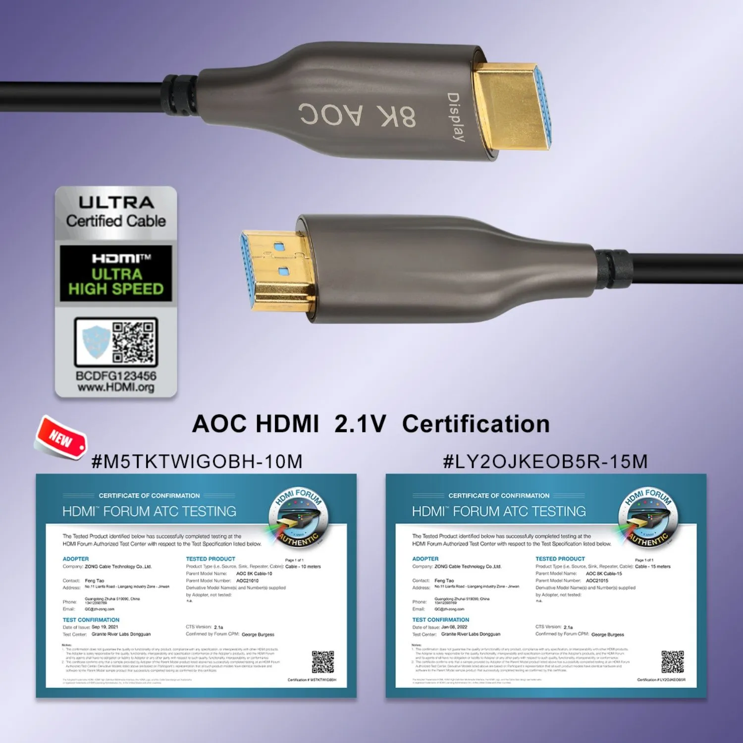 AOC HDMI ZG-8KAOCHD009-7