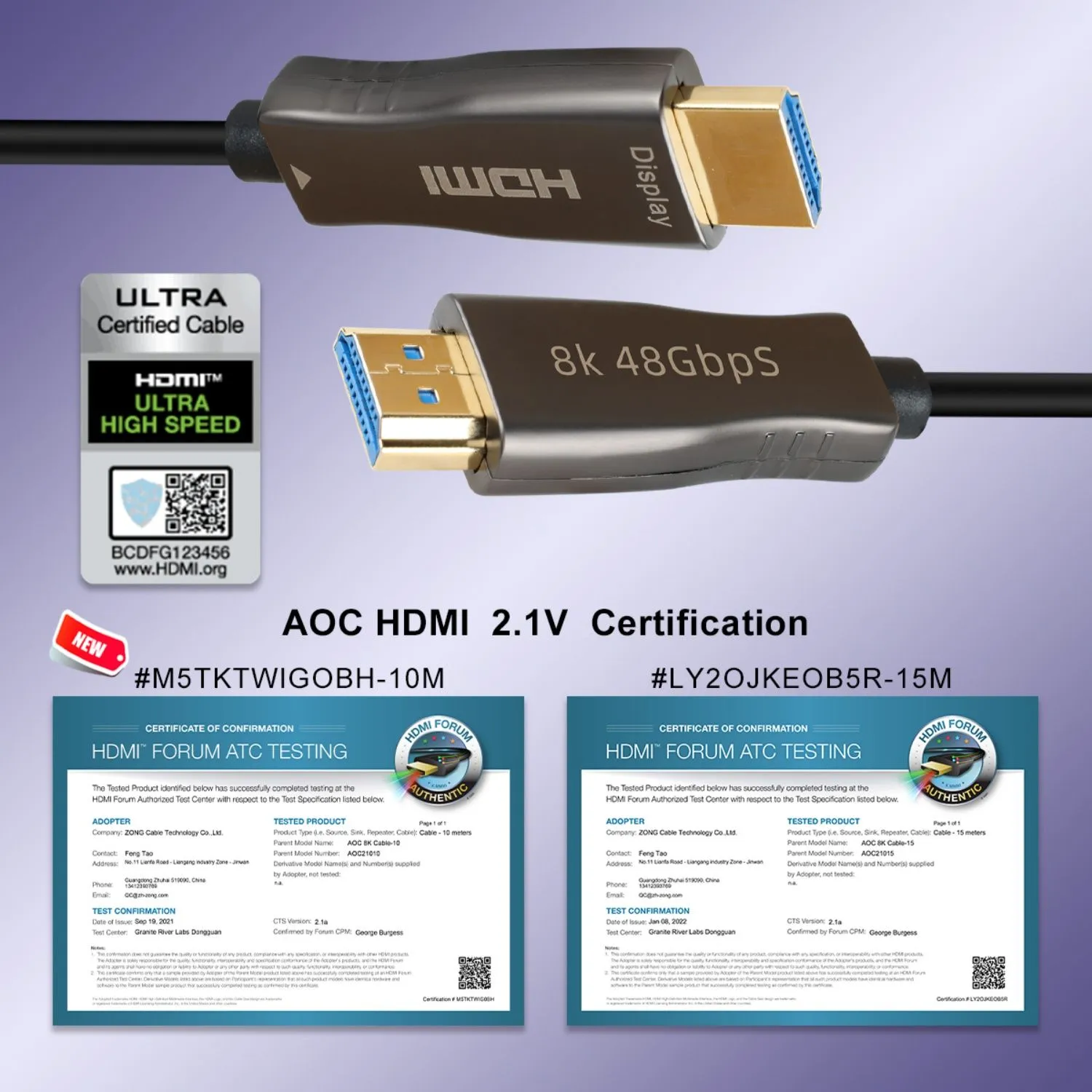 AOC HDMI ZG-8KAOCHD010-7