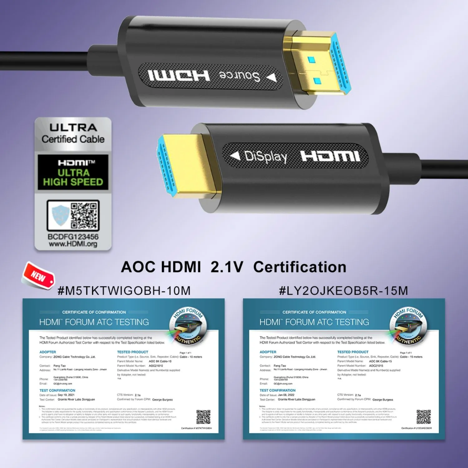 AOC HDMI ZG-8KAOCHD012-7