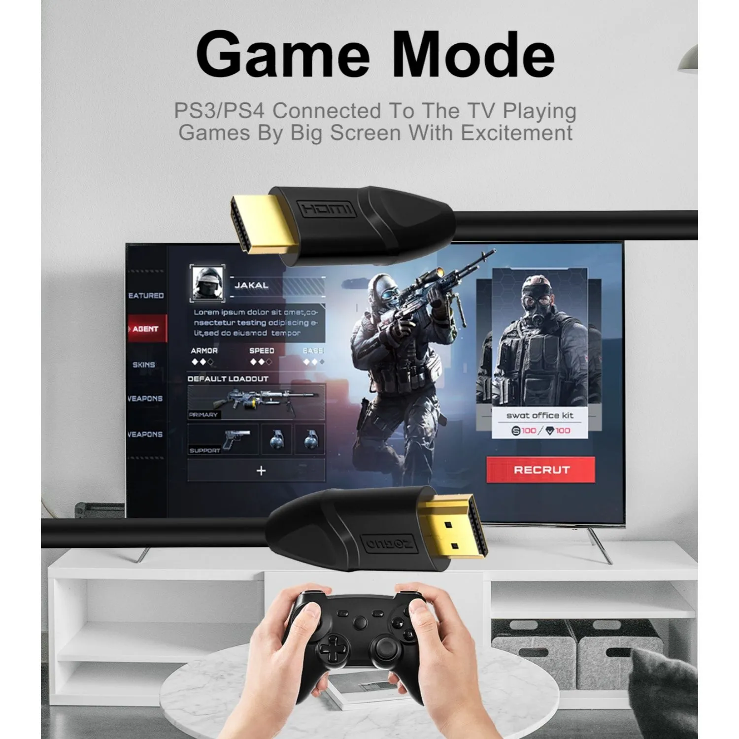 HDMI 2.0 ZG-4KHDB008-5