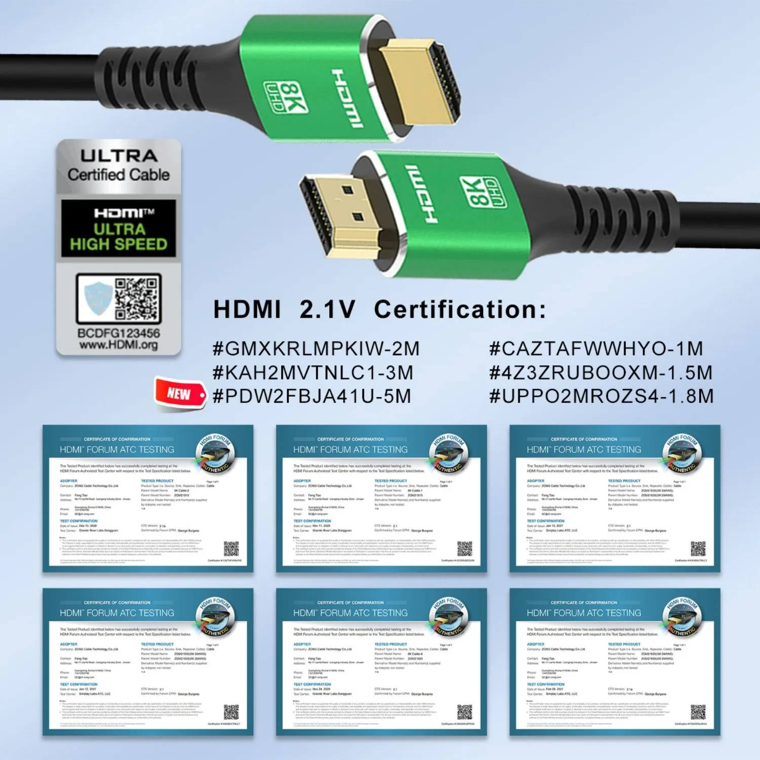 HDMI 2.1 ZG-8KHDAL002-7