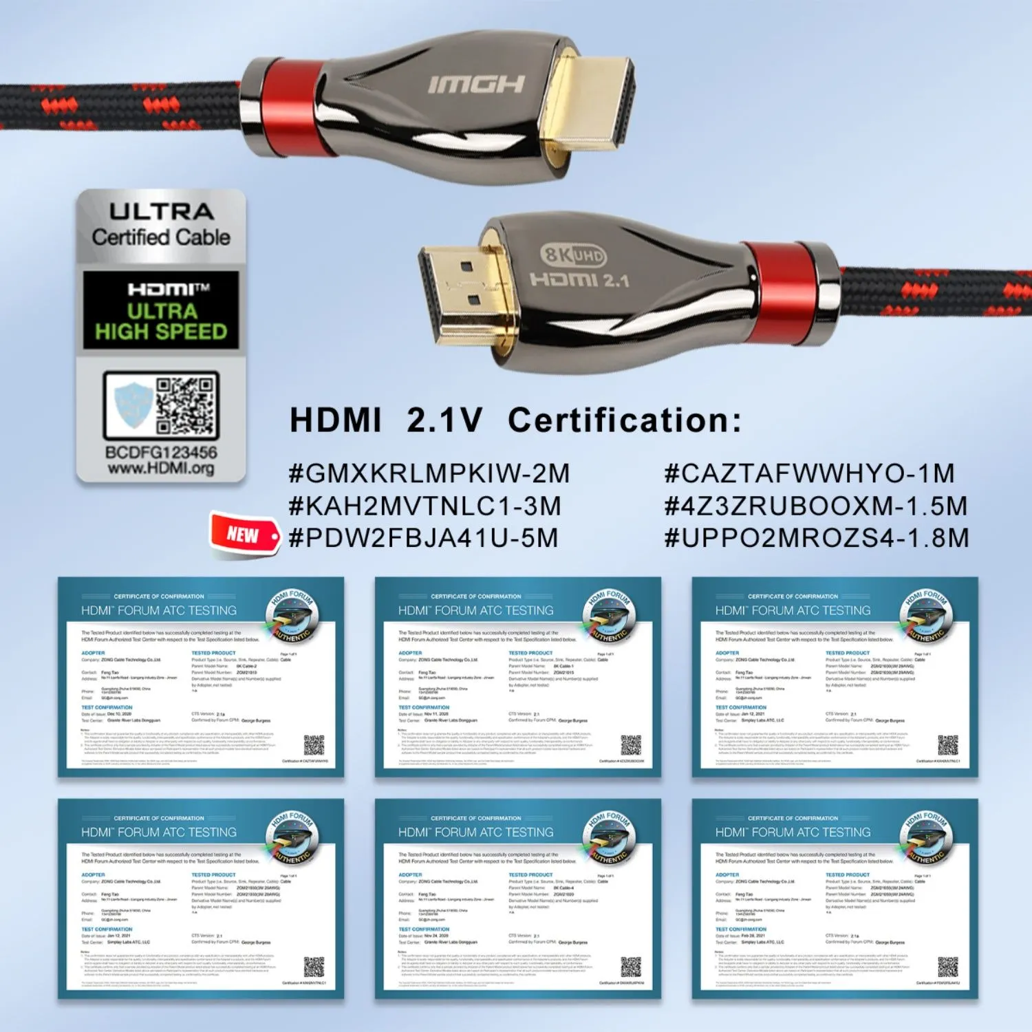 HDMI 2.1 ZG-8KHDM002-7