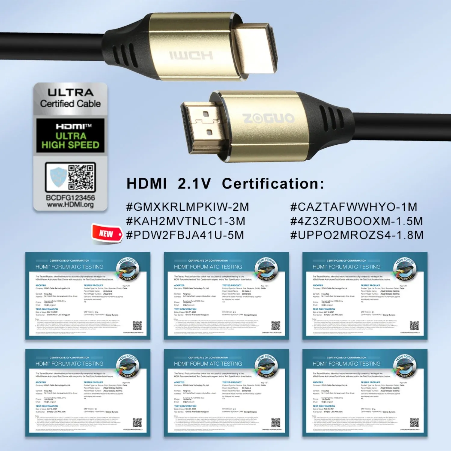 HDMI 2.1 ZG-8KHDMM001-7