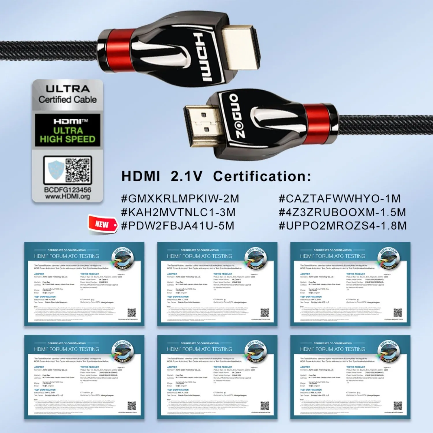 HDMI 2.1 ZG-8KHDMM010-7
