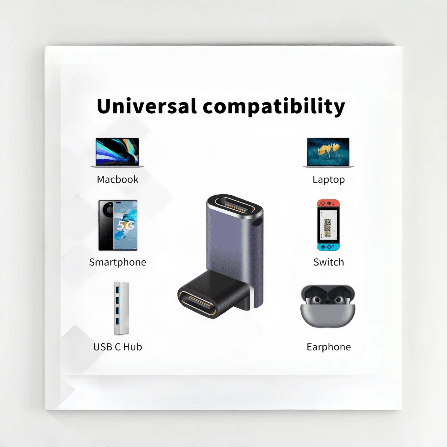 USB C Adapter UC08-6