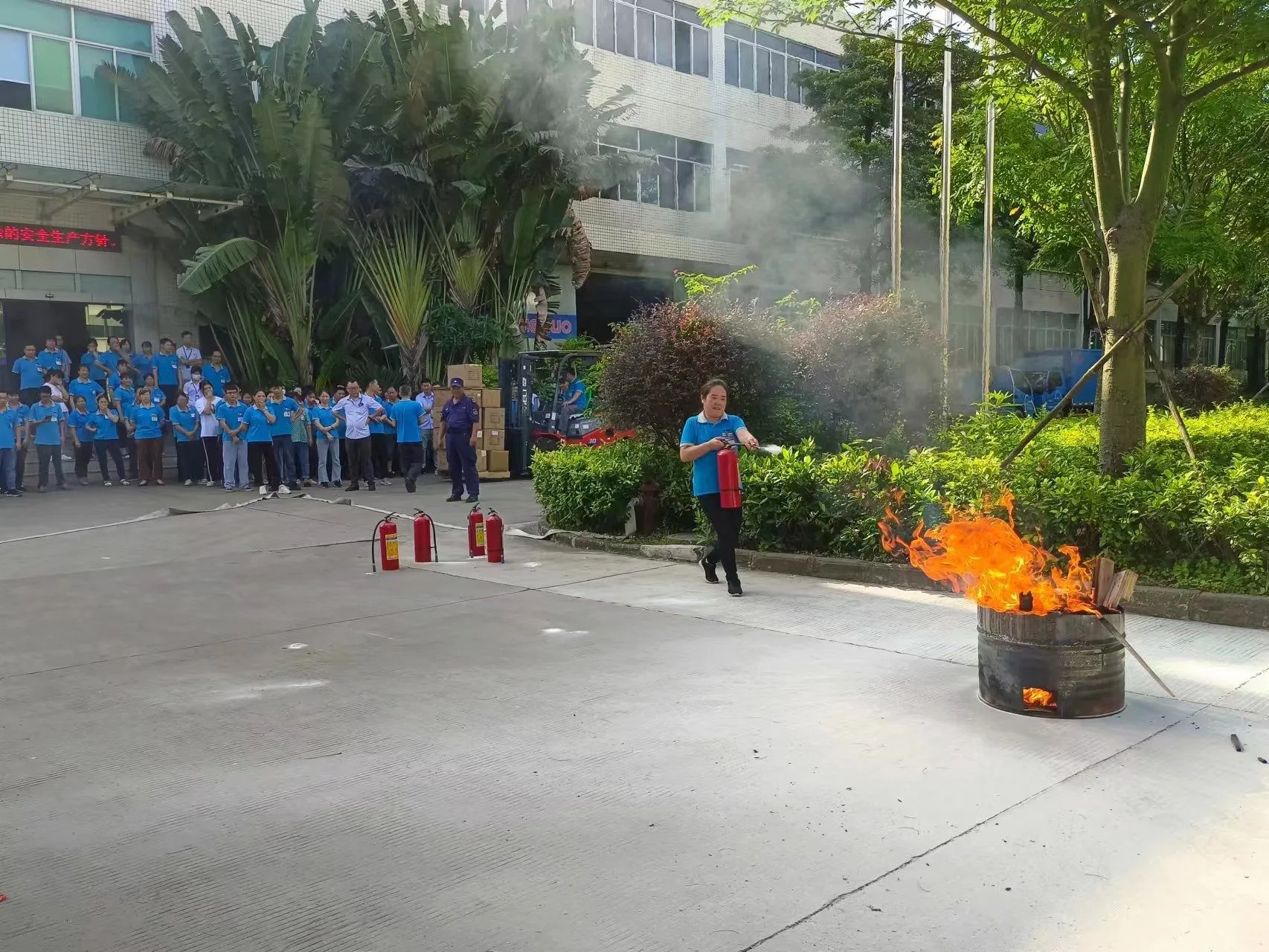 ZONG held a fire safety lectures