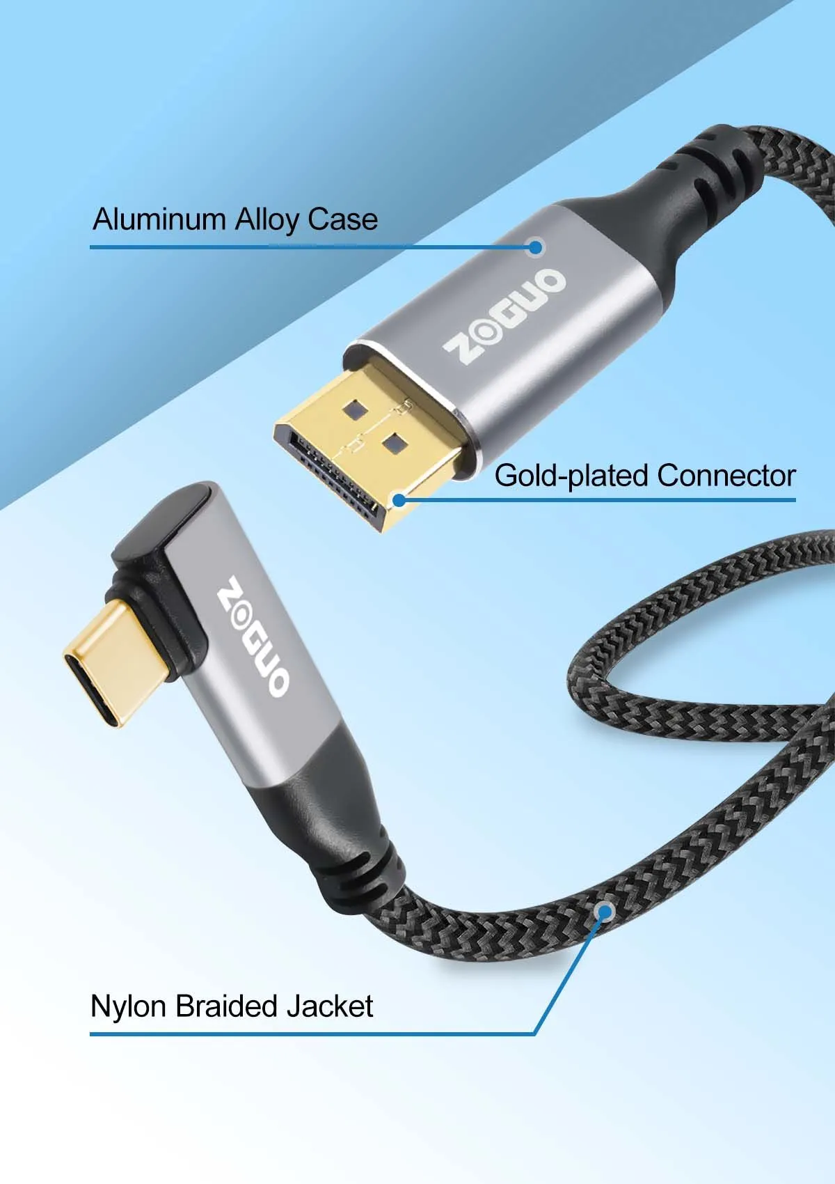 90°TypeC to DP ZGUD01-11