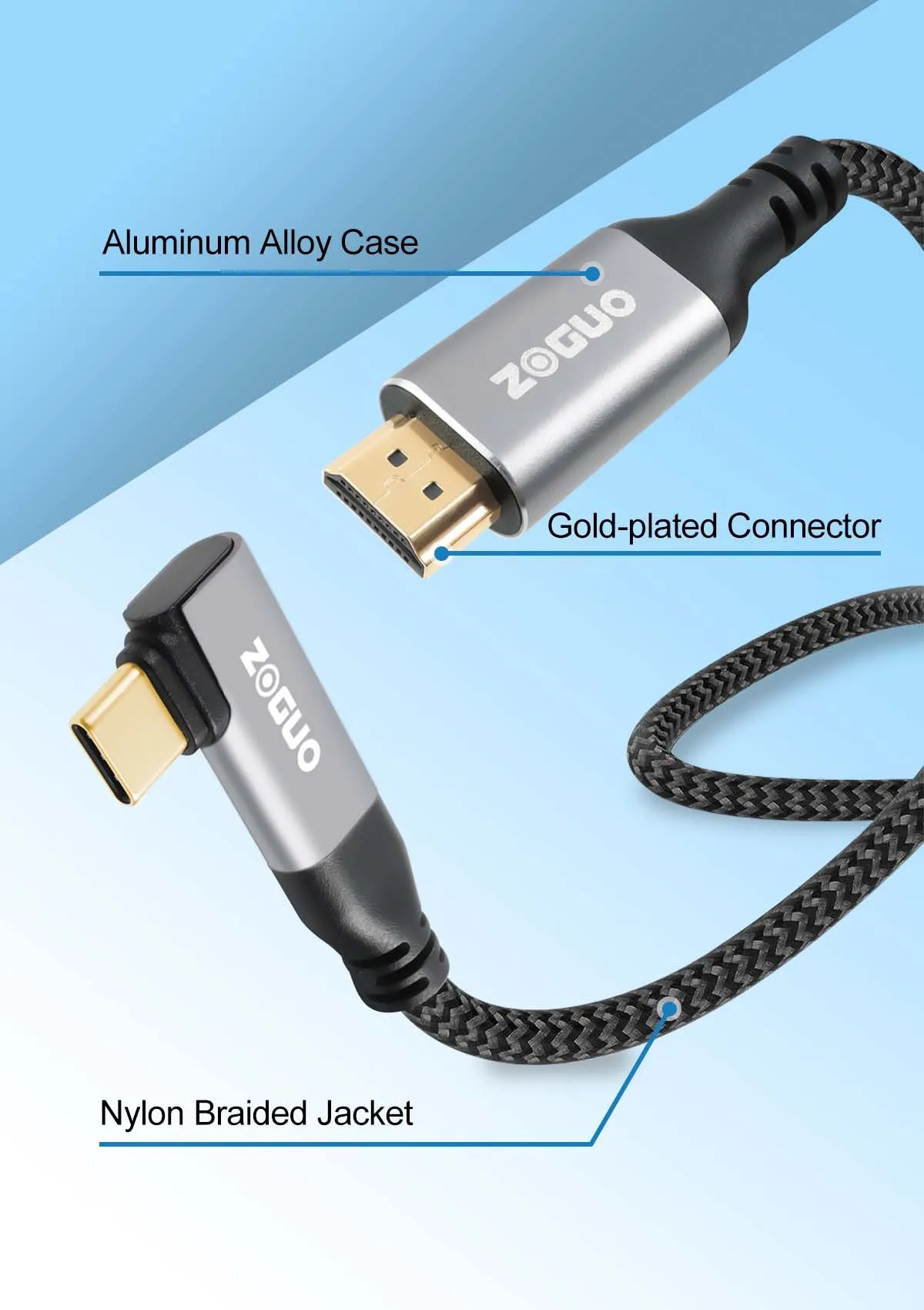 90°TypeC to HDMI ZGUH01-11