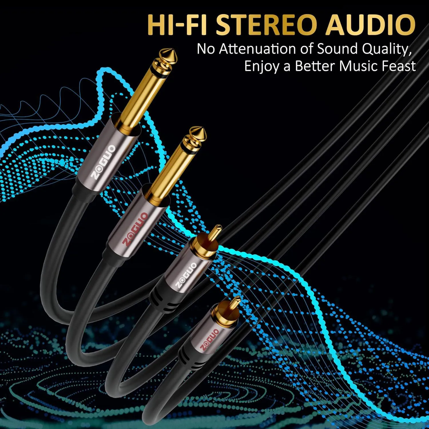 RCA-6.35mm ZG-AVR01-6