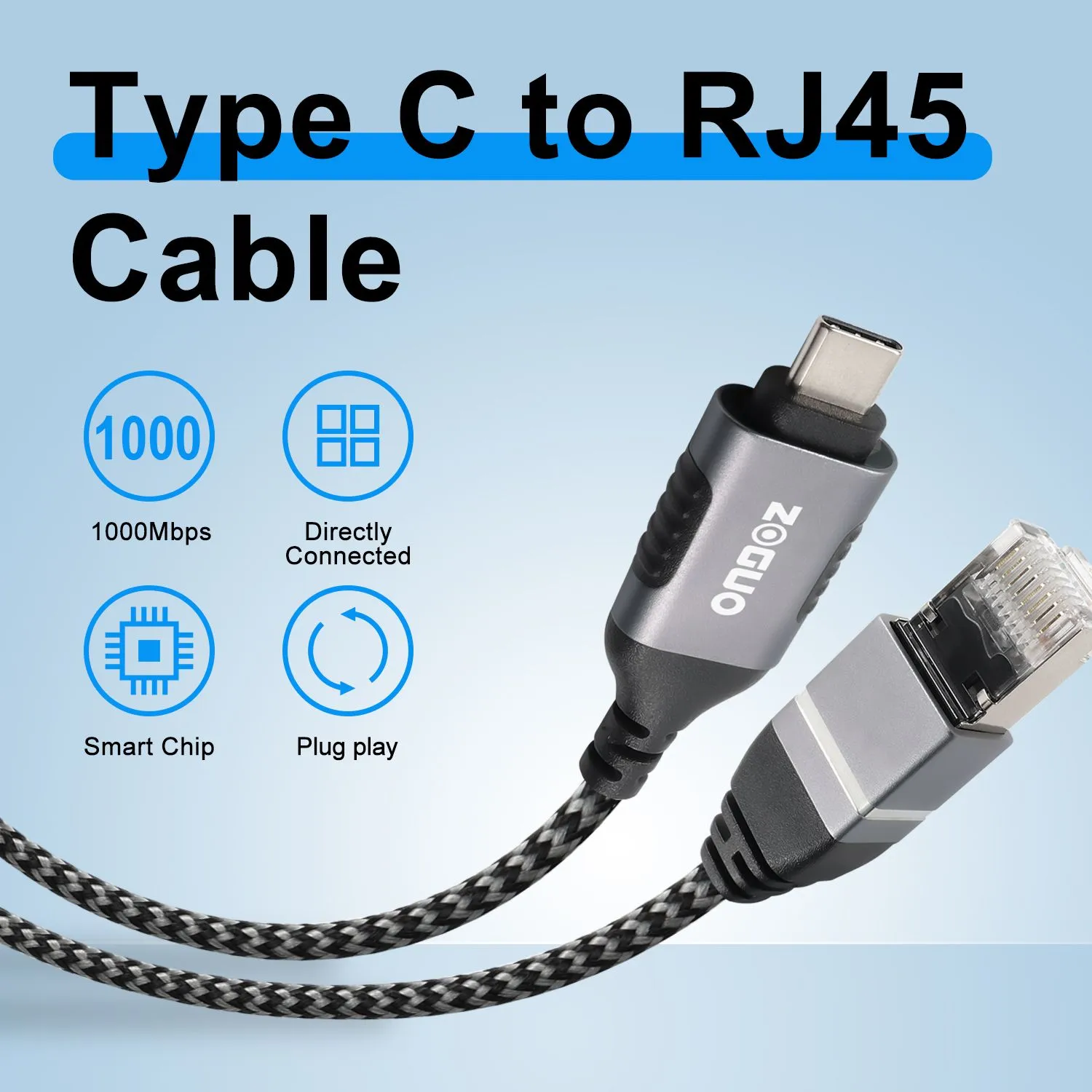 TYPE-C TO RJ45 ZGRC02-6