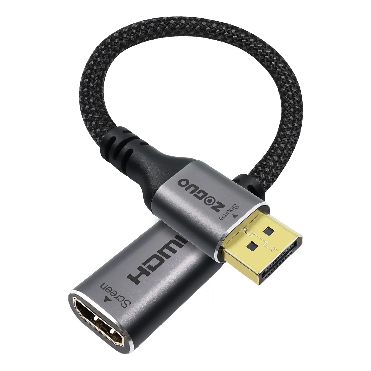 DP male to HDMI female cable (2)
