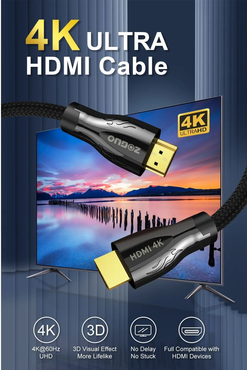 HDMI 2.0 ZG-4KHDMM001-4.1