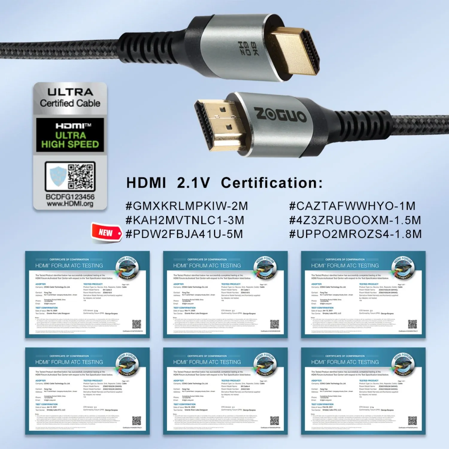 HDMI 2.1 ZG-8KHDAL001-7