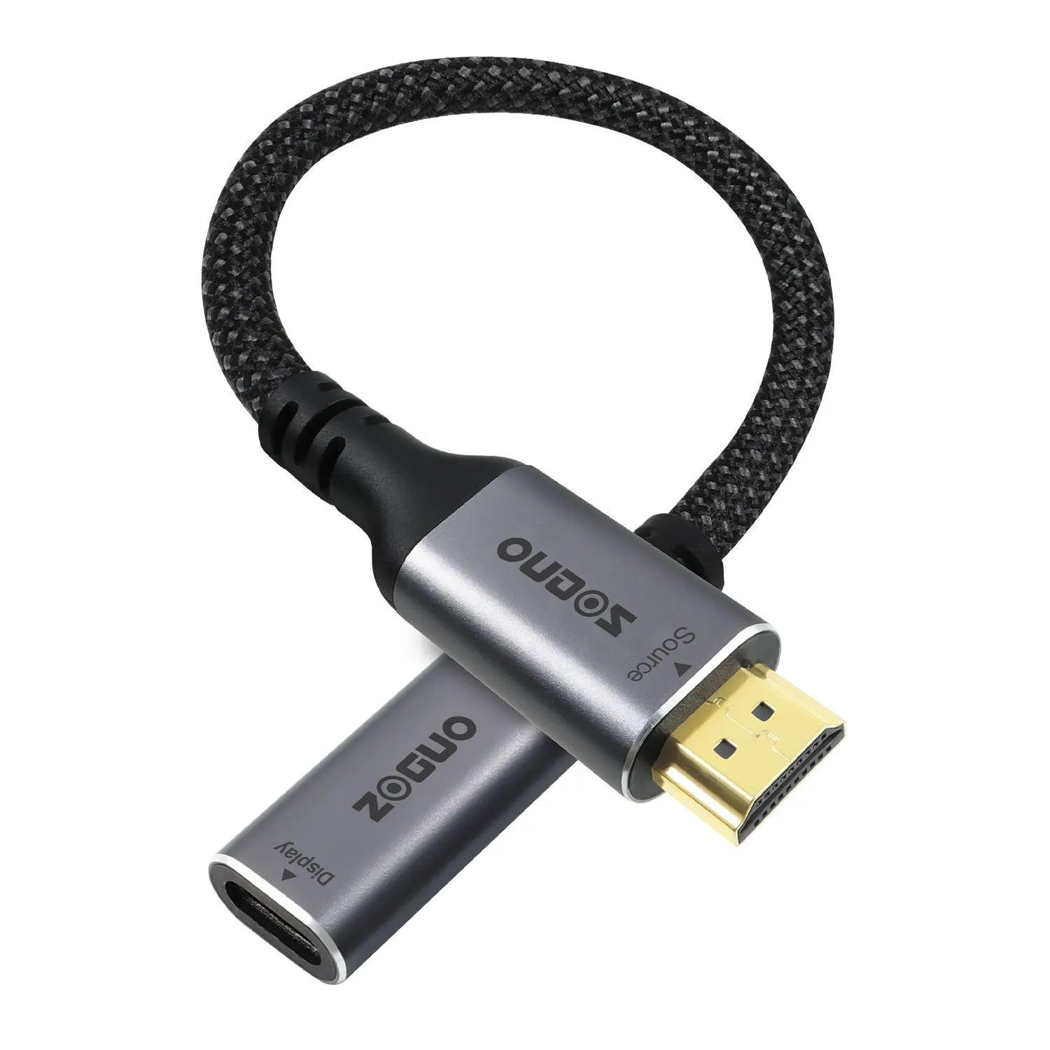 HDMI male to typeC female cable (2)