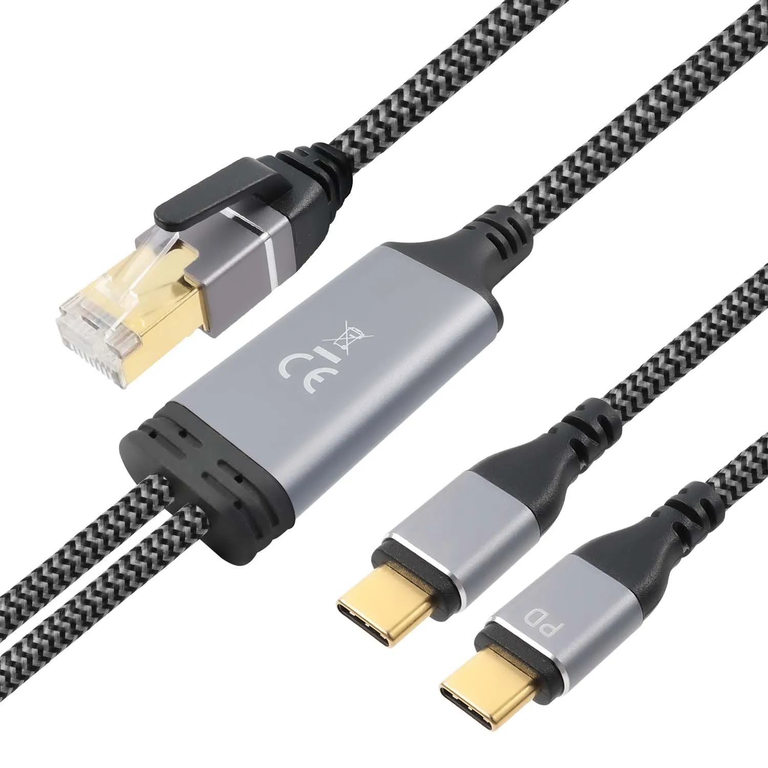 RJ45 to Type C+ Type C1