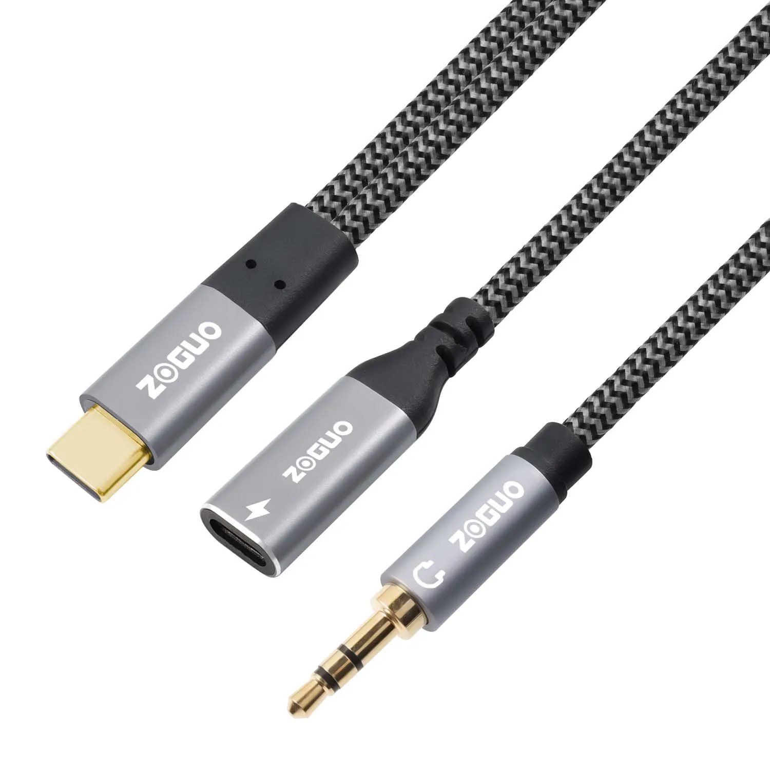 Type C to AUX Cable+PD 1